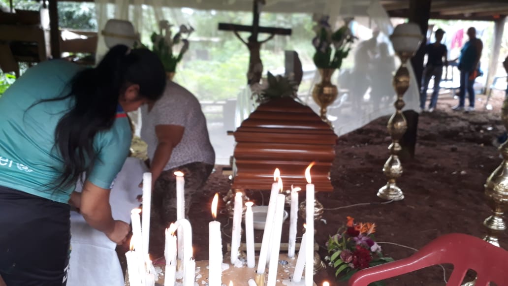Repudio e indignación causo en la población de Palanda Uno, parroquia Taracoa cantón Francisco de Orellana, por el asesinato de una adolescente