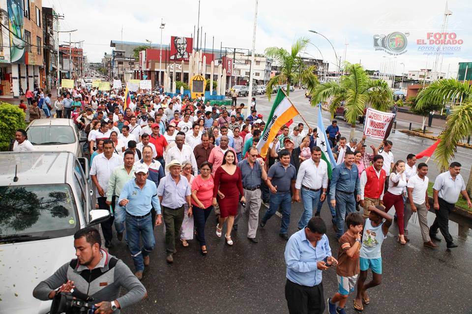 Ciudadanos de la provincia de Sucumbíos, exige a la Asamblea Nacional, se ratifique en el texto inicial de la Ley Especial Amazónica para su aprobación.
