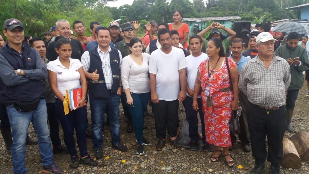 Comunidad Santa Rosa de Ocano puso fin a la medida de hecho luego de  la firma  de acuerdos con la compañía Orion